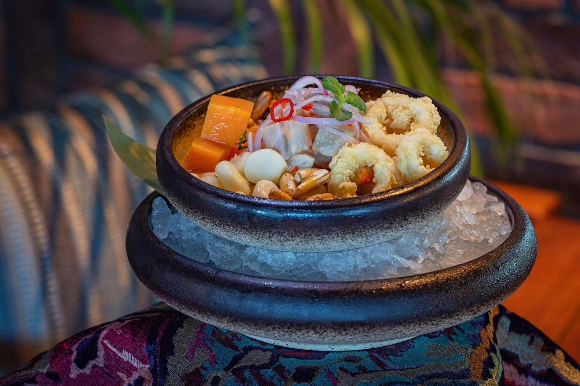 Marriott Resort Palm Jumeirah, Дубай Экстерьер фото Ceviche