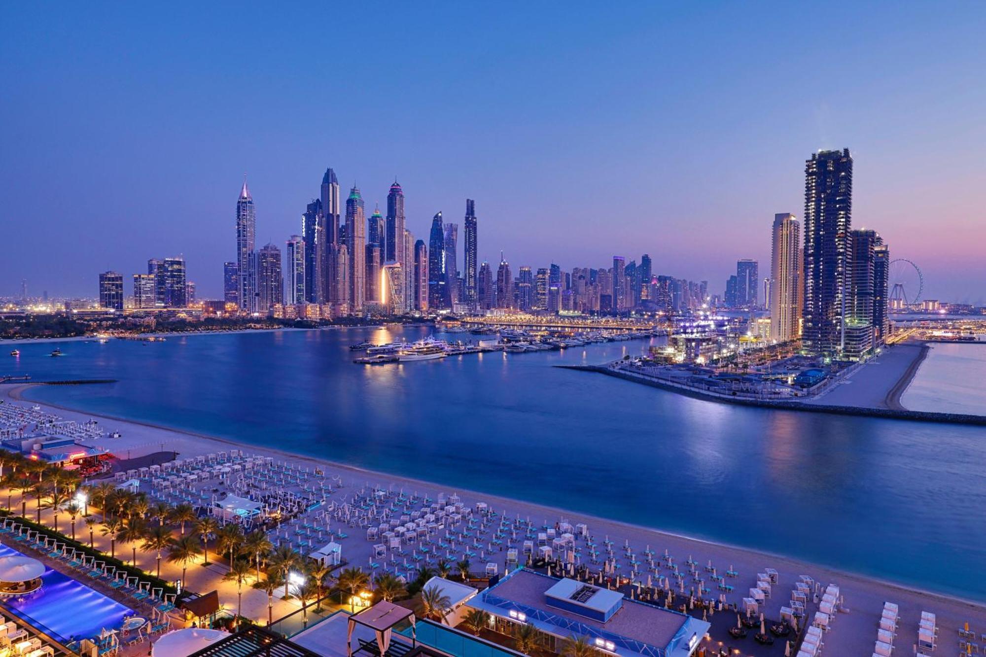 Marriott Resort Palm Jumeirah, Дубай Экстерьер фото Dubai Marina