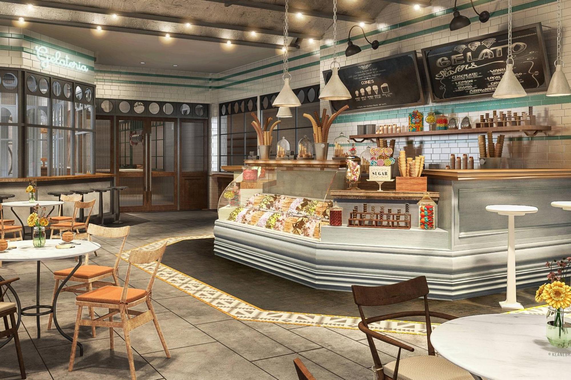 Marriott Resort Palm Jumeirah, Дубай Экстерьер фото 3D rendering of a coffee shop